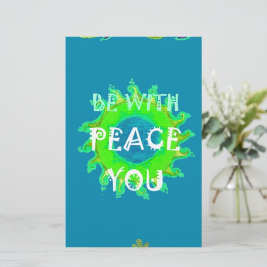 Papeterie Peace Be with You Art Print (Debout devant)