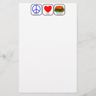 Papeterie Peace, Love et Burgers