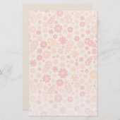 Papeterie Peach Airy Fleur sauvage Meadow Motif (Devant / Derrière)