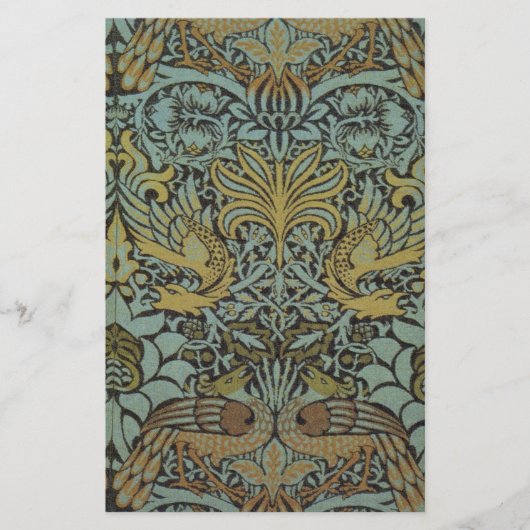 Papeterie Peacock et Dragon (par William Morris) (Devant)