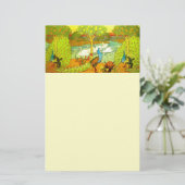 Papeterie Peacocks et Swans Art Nouveau (Debout devant)