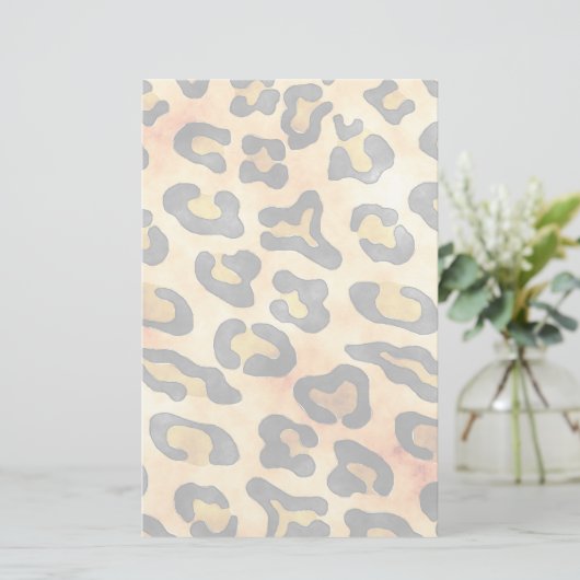Papeterie Peau léopard animal sauvage exotique Imprimer (Debout devant)