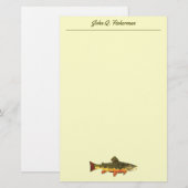 Papeterie Pêche à la mouche à l'omble de fontaine sur mesure (Devant / Derrière)