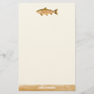 Papeterie Pêche de départ Poisson illustré