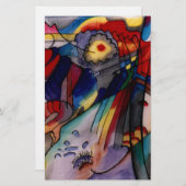 Papeterie Peinture abstraite de Kandinsky 1913 (Devant / Derrière)