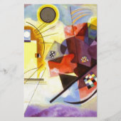 Papeterie Peinture Abstraite Kandinsky Rouge Jaune Bleu (Devant)