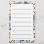 Papeterie Peinture abstraite lambrissée de Scrollwork (Devant)