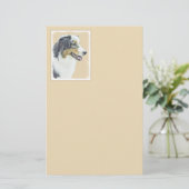 Papeterie Peinture de berger australien - Art original de ch (Debout devant)