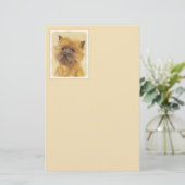 Papeterie Peinture de Cairn Terrier - Cute Original Chien Ar (Debout devant)
