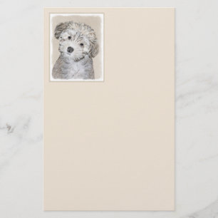 Papeterie Peinture de Chien Havanais - Cute Original Chien A