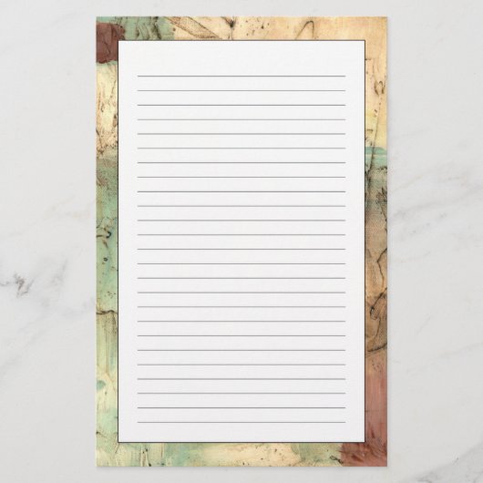 Papeterie Peinture de ton de la terre avec la surface (Devant)