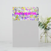 Papeterie peinture éclaboussure et goutte à goutte (Debout devant)