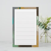 Papeterie Peinture expressionniste avec pointes de brosse lo (Debout devant)