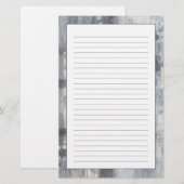 Papeterie Peinture grise contemporaine (Devant / Derrière)