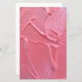 Papeterie Peinture humide goutte à goutte de peinture rose (Devant / Derrière)