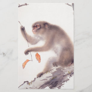 Papeterie Peinture japonaise au singe - Année du singe