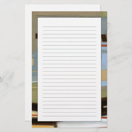 Papeterie Peinture libre moderne d'expression par le Normand (Devant / Derrière)