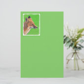 Papeterie Peinture Red Fox - Art original de la faune (Debout devant)