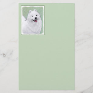 Papeterie Peinture Samoyed - Cute Original Chien Art