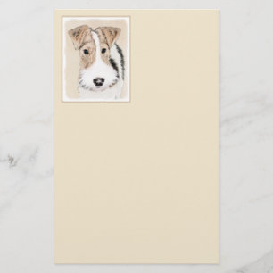 Papeterie Peinture Terrier de Renard de fil - Cute Original
