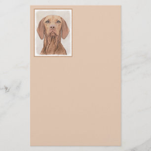 Papeterie Peinture Vizsla - Joli art original chien