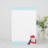 Papeterie Penguin and Snowflakes (Debout devant)