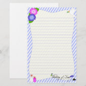 Papeterie Pensée à vous - fée (Devant / Derrière)