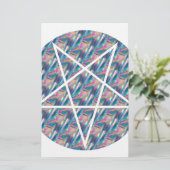 Papeterie pentagramme hologramme (Debout devant)