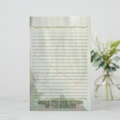 Papeterie Pentagramme, rayé, protection de la déesse (Debout devant)