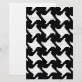 Papeterie Pepita noir et blanc (Devant / Derrière)
