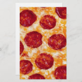 Papeterie Pepperoni Pizza Hot et Yummy! (Devant / Derrière)