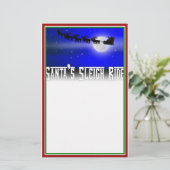 Papeterie Père Noël Sleigh Ride Christmas (Debout devant)