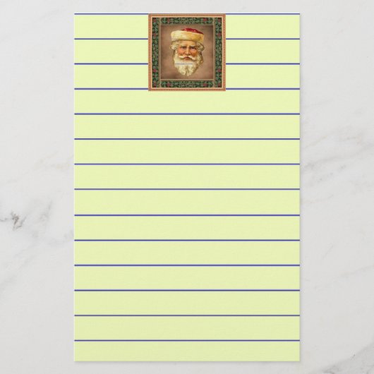 Papeterie Père Noël Vintage (Devant)
