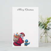 PAPETERIE PÈRE NOËL VINTAGE 2 (Debout devant)