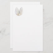 Papeterie Perle et coquillage (Devant / Derrière)