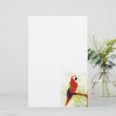 Papeterie Perroquet coloré Art Oiseau (Debout devant)