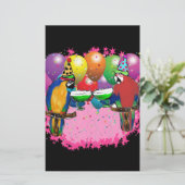 PAPETERIE PERROQUETS DE FÊTE (Debout devant)