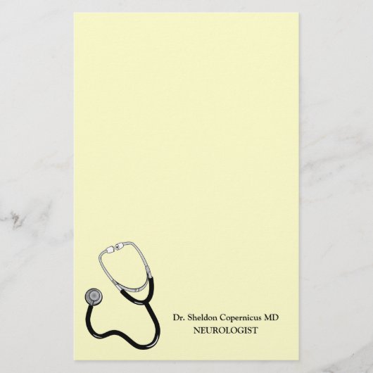 Papeterie Personal Notepad de docteur (Devant)