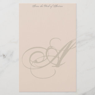 Papeterie Personalized Monogram Stationery