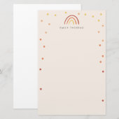 Papeterie Personnalisation personnalisée en terre cuite rose (Devant / Derrière)