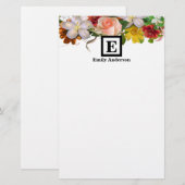 Papeterie Personnalisé | Fleurs de pays (Devant / Derrière)