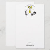 Papeterie Personnalisé L'Éternel est mon berger Psaume 23 (Devant / Derrière)