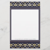 Papeterie personnalisée Art Déco (Devant)