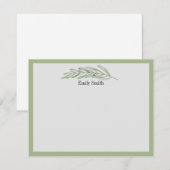 Papeterie personnalisée Carte Plat Wild Meadow (Devant / Derrière)