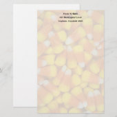 Papeterie personnalisée de bonbons au maïs (Devant / Derrière)