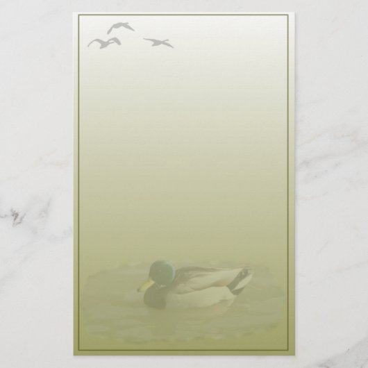 Papeterie personnalisée Mallard Drake (Devant)