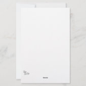 Papeterie personnalisée Multi Fleur Floral Rose (Dos)