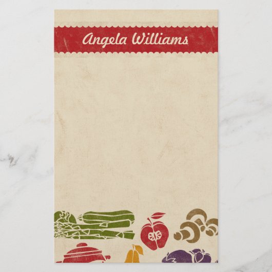 Papeterie personnalisée par célébration de (Devant)