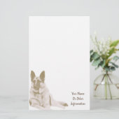 Papeterie personnalisée par photo de berger (Debout devant)