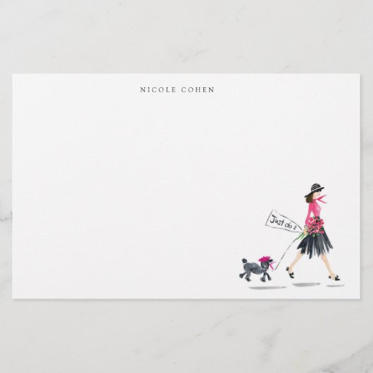 Papeterie personnalisée pour femme (Devant)